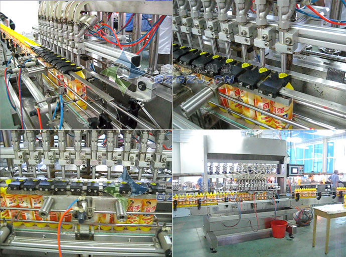 洗潔精全自動灌裝機客戶應(yīng)用細節(jié)